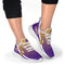 New Style Top Logo Minnesota Vikings Mesh Knit Sneakers