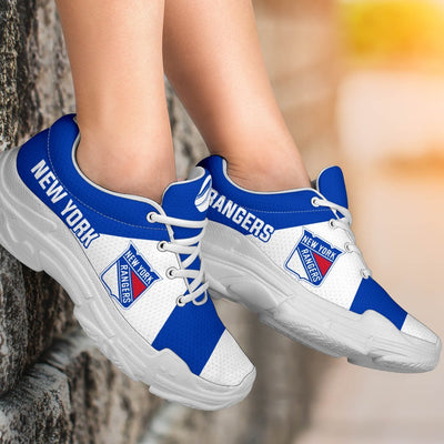 Colorful Logo New York Rangers Chunky Sneakers
