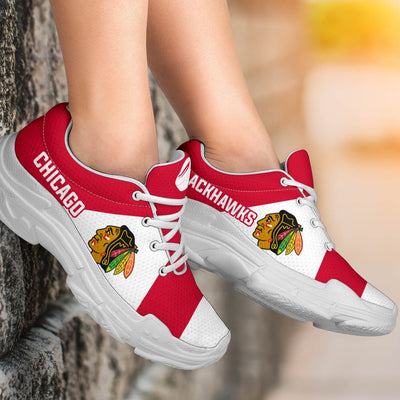 Colorful Logo Chicago Blackhawks Chunky Sneakers