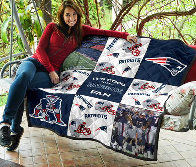 It's Good To Be A New England Patriots Fan Quilt