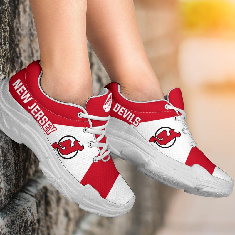 Colorful Logo New Jersey Devils Chunky Sneakers