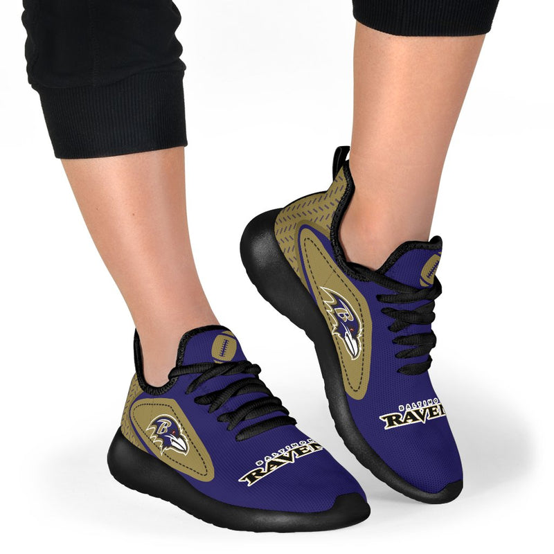 Legend React Baltimore Ravens Mesh Knit Sneakers