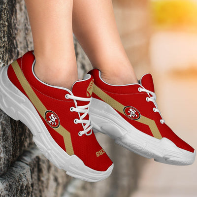 Edition Chunky Sneakers With Line San Francisco 49ers Shoes