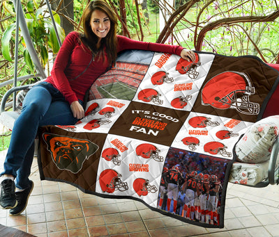 It's Good To Be A Cleveland Browns Fan Quilt