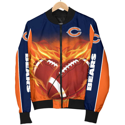Playing Game With Chicago Bears Jackets Shirt For Women