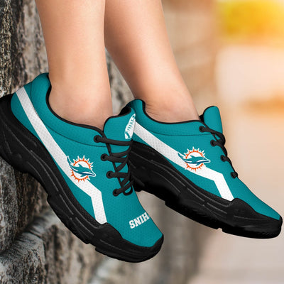 Edition Chunky Sneakers With Line Miami Dolphins Shoes