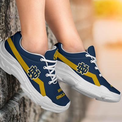 Edition Chunky Sneakers With Line Notre Dame Fighting Irish Shoes