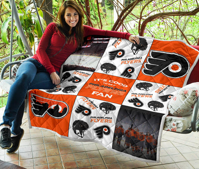 It's Good To Be A Philadelphia Flyers Fan Quilt