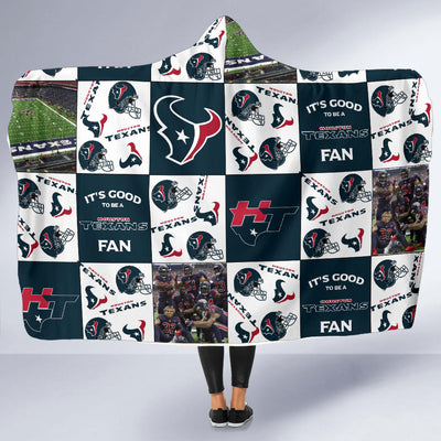 It's Good To Be A Houston Texans Fan Hooded Blanket