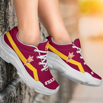 Edition Chunky Sneakers With Line Arizona State Sun Devils Shoes