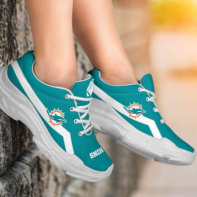 Edition Chunky Sneakers With Line Miami Dolphins Shoes