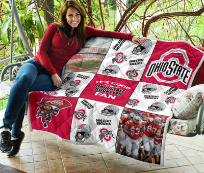 It's Good To Be An Ohio State Buckeyes Fan Quilt