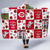 It's Good To Be A Cincinnati Reds Fan Hooded Blanket