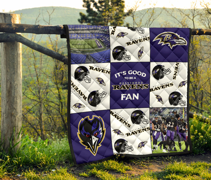 It's Good To Be A Baltimore Ravens Fan Quilt