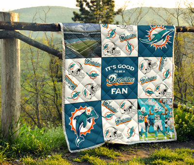 It's Good To Be A Miami Dolphins Fan Quilt