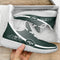 New Style Top Logo New York Jets Mesh Knit Sneakers