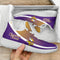 New Style Top Logo Minnesota Vikings Mesh Knit Sneakers