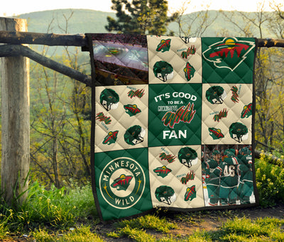 It's Good To Be A Minnesota Wild Fan Quilt