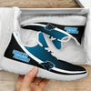 New Style Top Logo Carolina Panthers Mesh Knit Sneakers