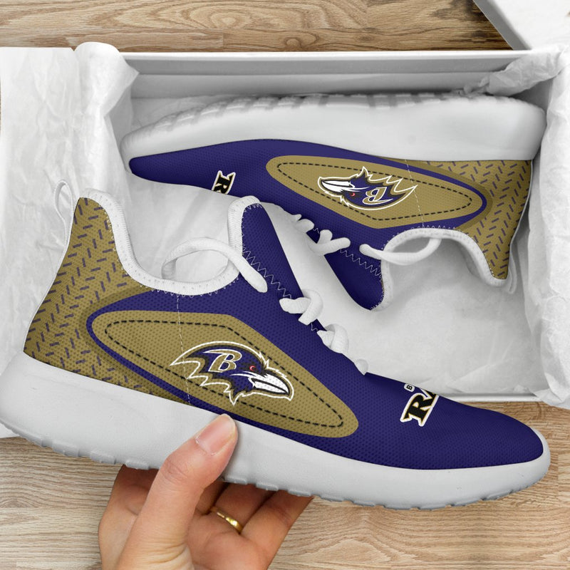 Legend React Baltimore Ravens Mesh Knit Sneakers