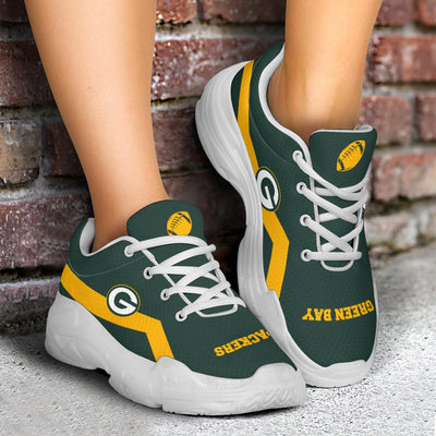 Edition Chunky Sneakers With Line Green Bay Packers Shoes