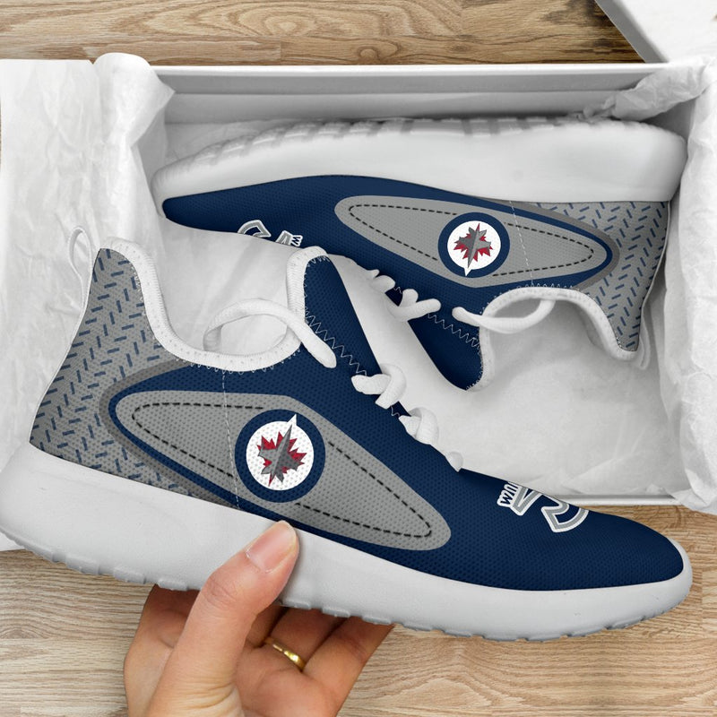 Legend React Winnipeg Jets Mesh Knit Sneakers