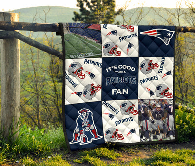 It's Good To Be A New England Patriots Fan Quilt