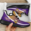 New Style Top Logo Minnesota Vikings Mesh Knit Sneakers