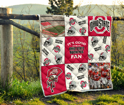 It's Good To Be An Ohio State Buckeyes Fan Quilt