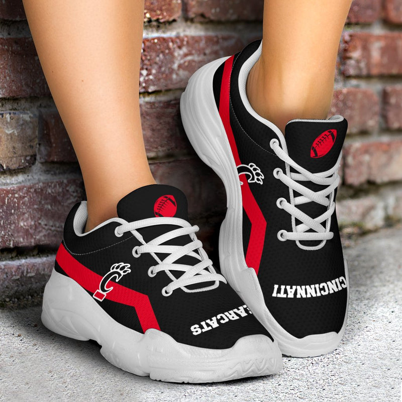 Edition Chunky Sneakers With Line Cincinnati Bearcats Shoes