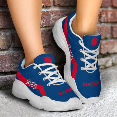 Edition Chunky Sneakers With Line Atlanta Braves Shoes