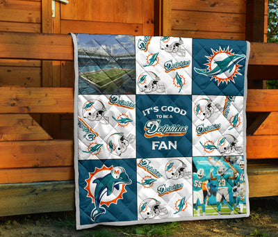 It's Good To Be A Miami Dolphins Fan Quilt