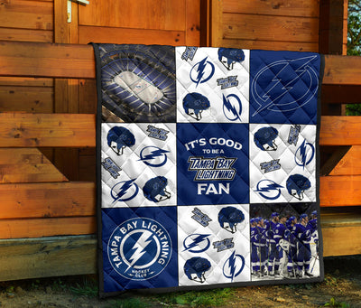 It's Good To Be A Tampa Bay Lightning Fan Quilt