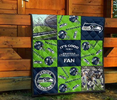 It's Good To Be A Seattle Seahawks Fan Quilt