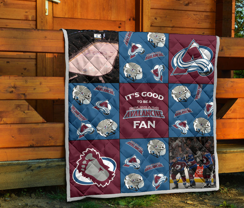 It's Good To Be A Colorado Avalanche Fan Quilt