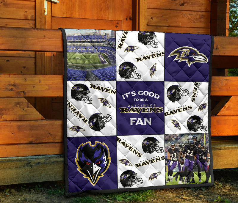 It's Good To Be A Baltimore Ravens Fan Quilt