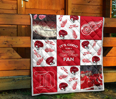 It's Good To Be A Detroit Red Wings Fan Quilt