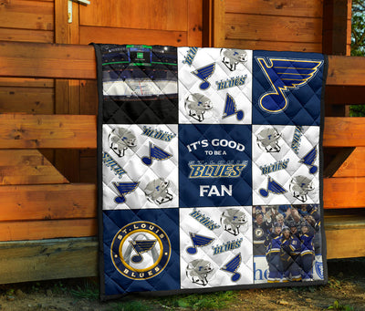 It's Good To Be A St. Louis Blues Fan Quilt