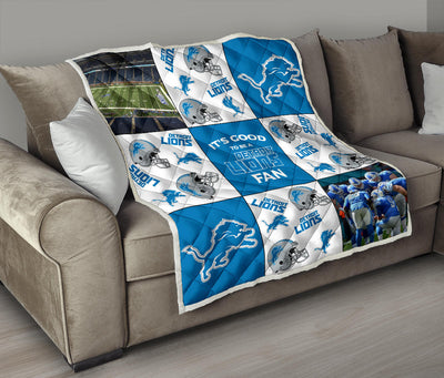 It's Good To Be A Detroit Lions Fan Quilt