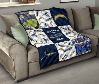 It's Good To Be A Los Angeles Chargers Fan Quilt