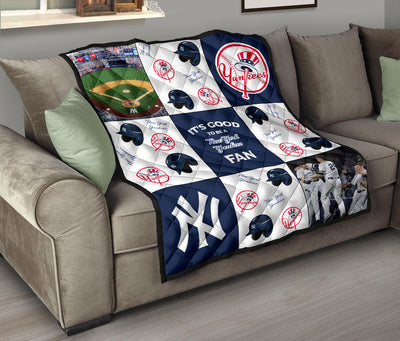 It's Good To Be A New York Yankees Fan Quilt