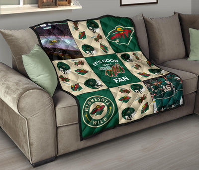 It's Good To Be A Minnesota Wild Fan Quilt