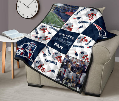 It's Good To Be A New England Patriots Fan Quilt