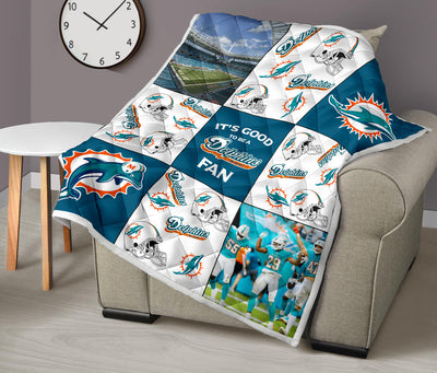 It's Good To Be A Miami Dolphins Fan Quilt