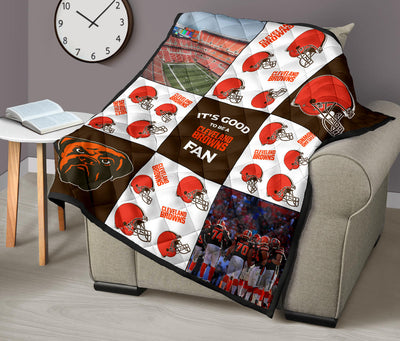 It's Good To Be A Cleveland Browns Fan Quilt