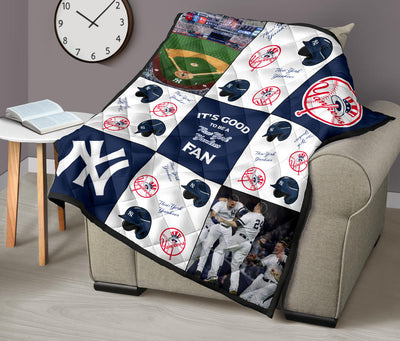 It's Good To Be A New York Yankees Fan Quilt