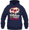 Bitches And Their Pugs With Hitches Camping T Shirts