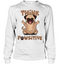 Think Pawsitive Pug T Shirts